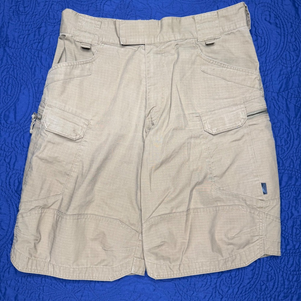 Helikon-Tex Urban Tactical Shorts UTS 11" Khaki Tan Ripstop Tough Mens 32 M Read